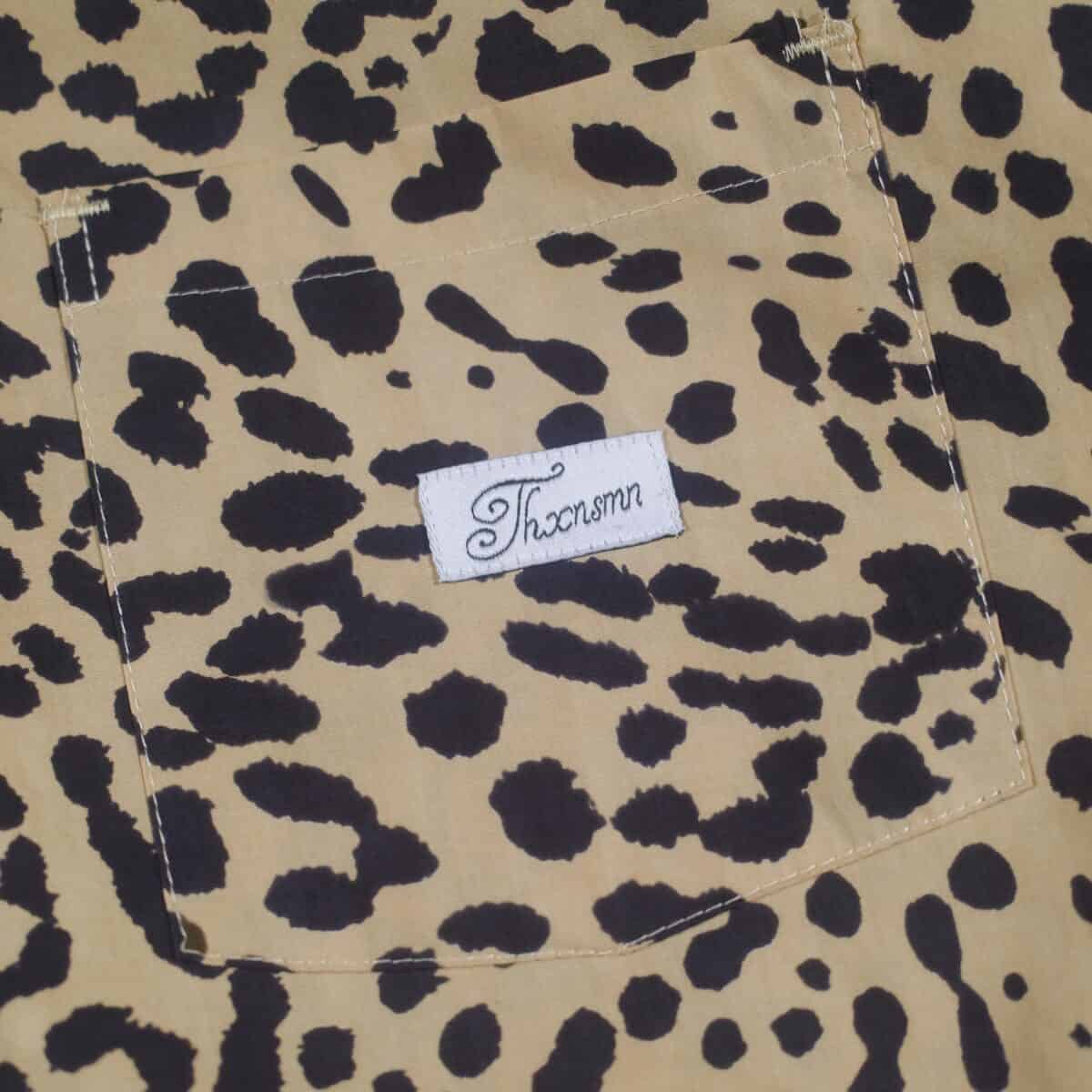 02 - Long Shirt Laureline Leopard Brown Thanksinsomnia - Gambar 2