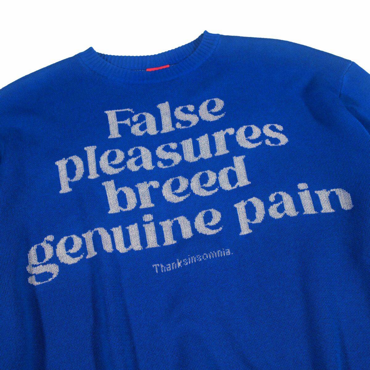 Sweater Everline Blue Thanksinsomnia - Gambar 2