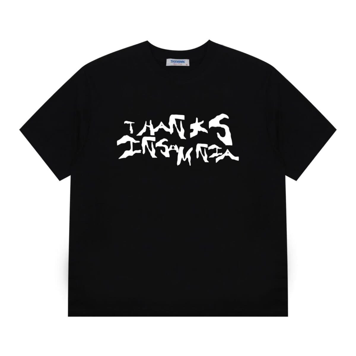 Tshirt Typo Ellowis Black Thanksinsomnia