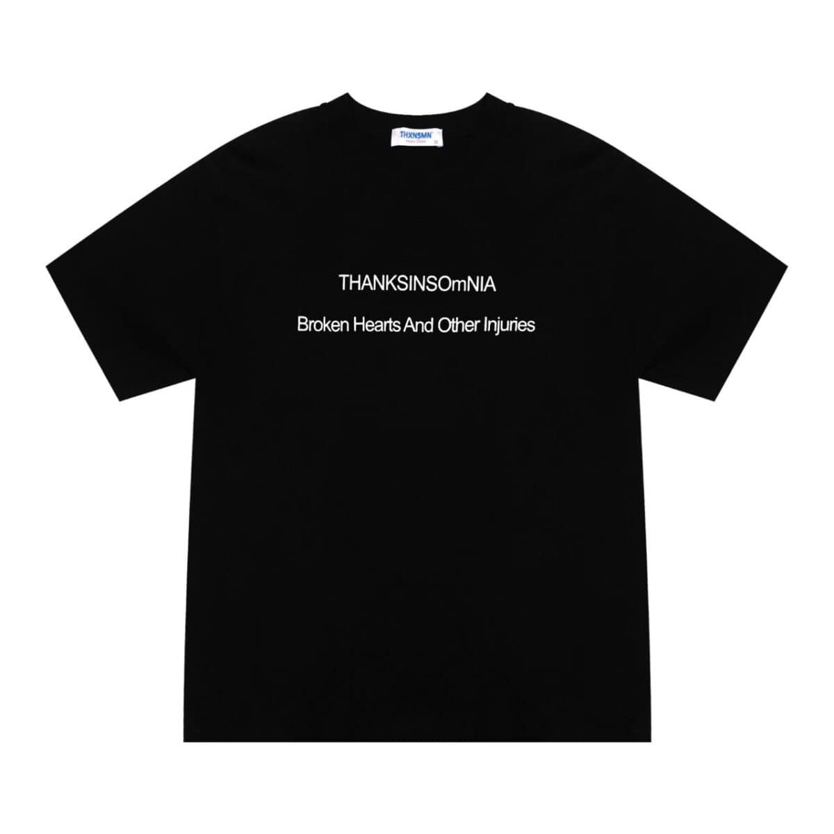 Tshirt Typo Floriane Black Thanksinsomnia